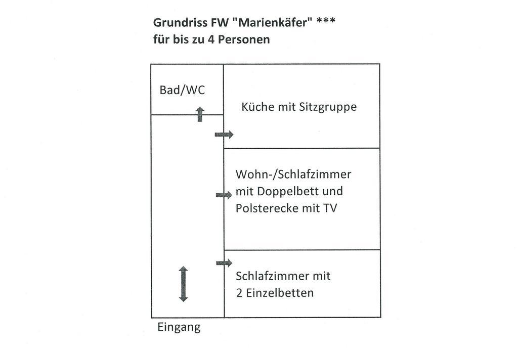 Ferienwohnung Marienkäfer Wulkow  Exterior foto